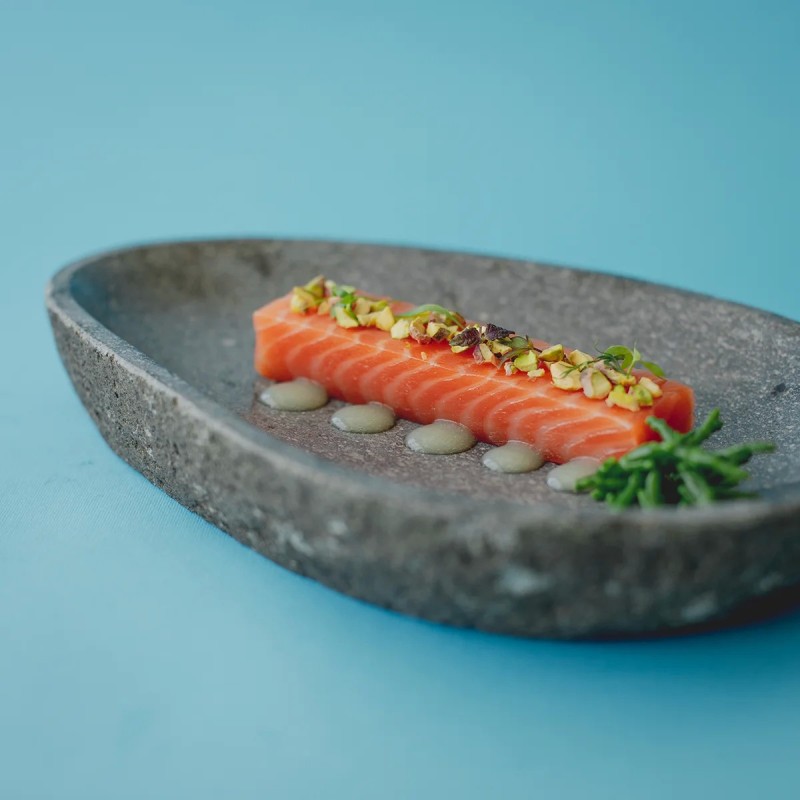 Salmone norvegese affumicato cuore 130 g | Selezione premium
