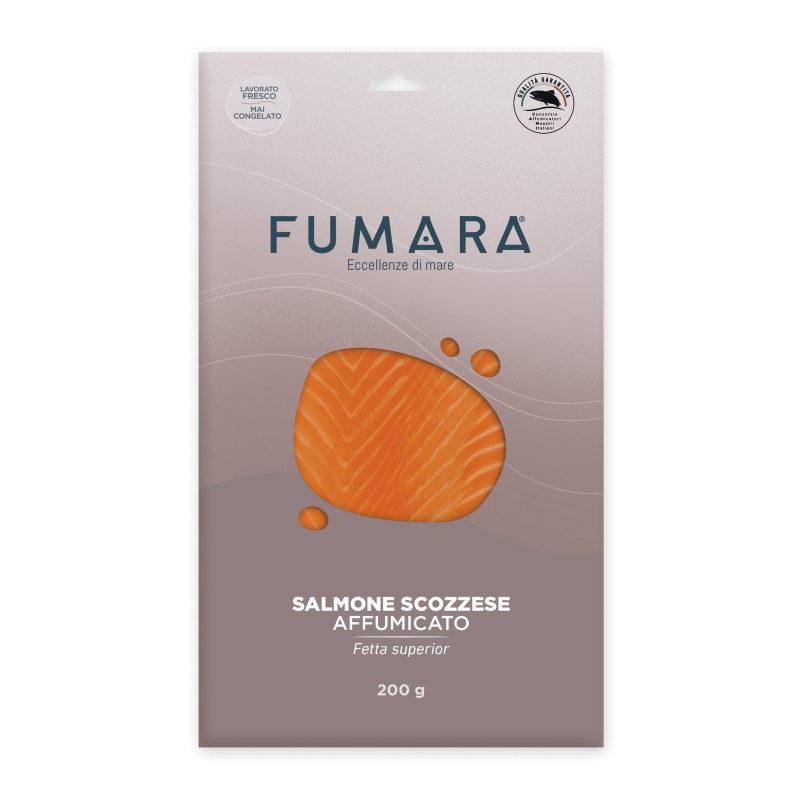 Salmone scozzese 200gr affumicato fetta superior