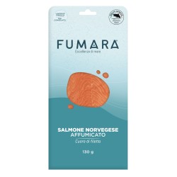Salmone norvegese 130gr affumicato cuore
