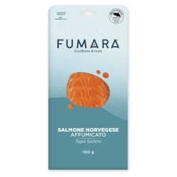 Salmone norvegese 100gr affumicato sashimi