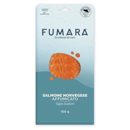 Salmone norvegese 100gr affumicato sashimi