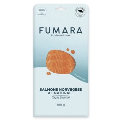Salmone norvegese 100gr al naturale sashimi