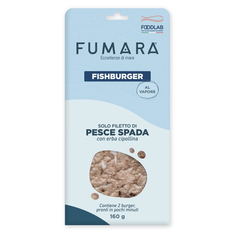 Fishburger di pesce spada 2x80gr