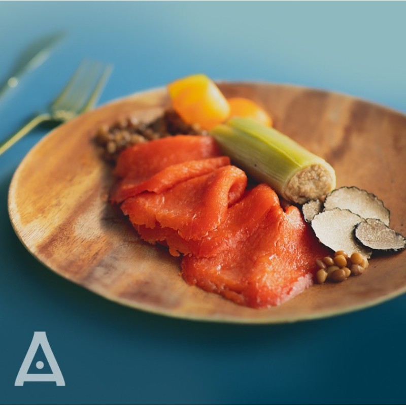 Salmone selvaggio Sockeye 70gr affumicato fetta classica