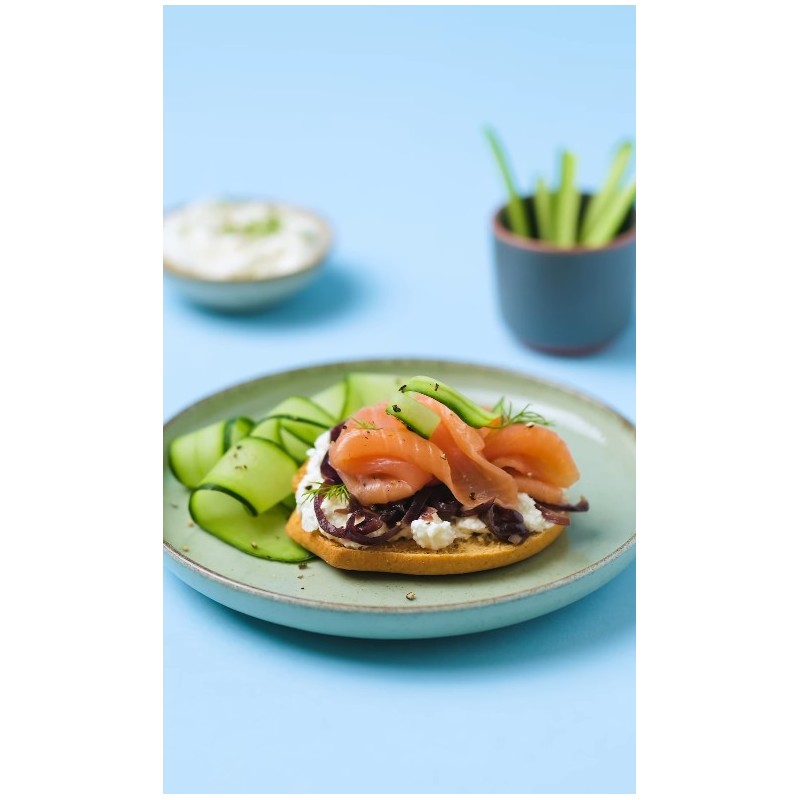 Salmone norvegese affumicato 100gr fetta superior