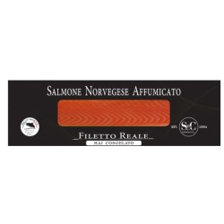 Filetto reale di salmone norvegese affumicato 350g