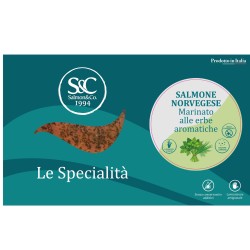Salmone norvegese marinato alle erbe aromatiche 200g