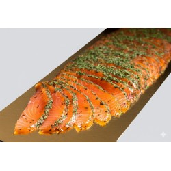 Salmone sashimi menta e basilico 300 g | Gusto fresco e aromatico